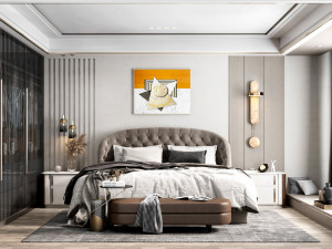 modern bedroom 3D Модель