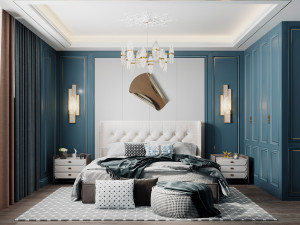 modern bedroom 3D Модель