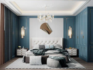 moderne slaapkamer 3D Model