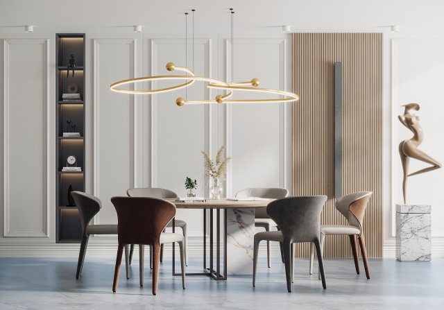 modern restaurant 3D 模型 .c4d .max .obj .3ds .fbx .stl .blend 