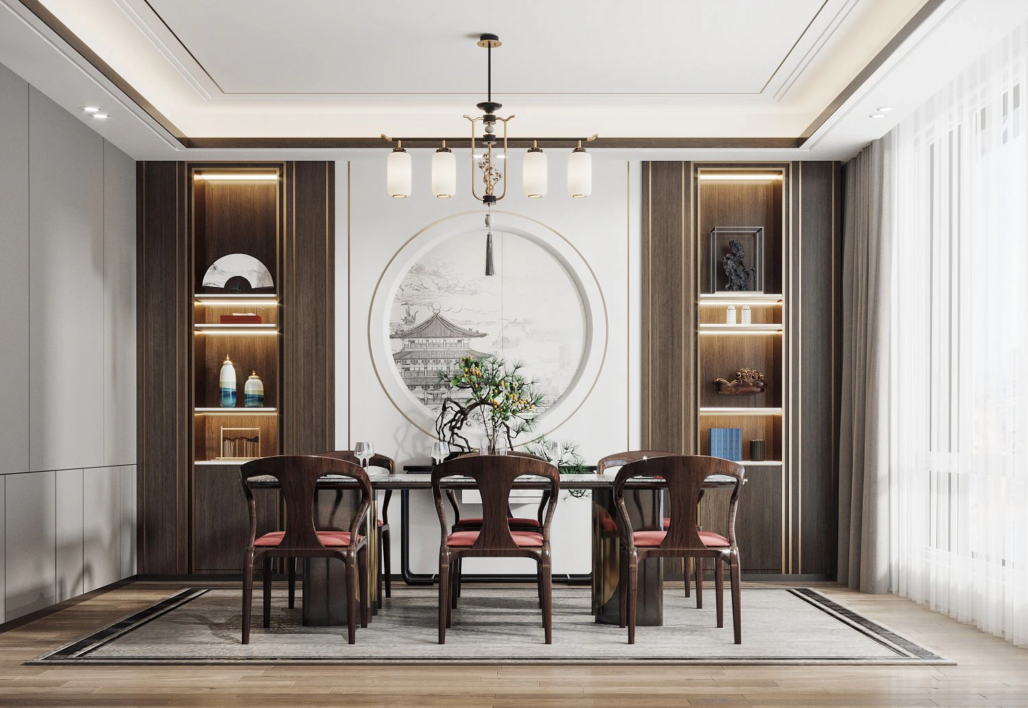 modern restaurant 3D Model .c4d .max .obj .3ds .fbx .stl .blend 
