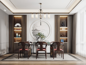 modern restaurant Modello 3D