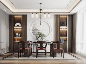 modernes Restaurant 3D Modell