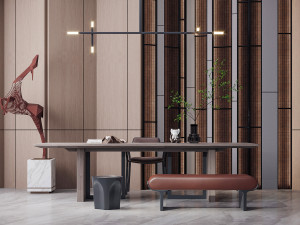 modern office Modelo 3D