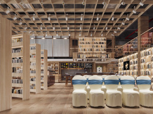 modern library 3D Модель