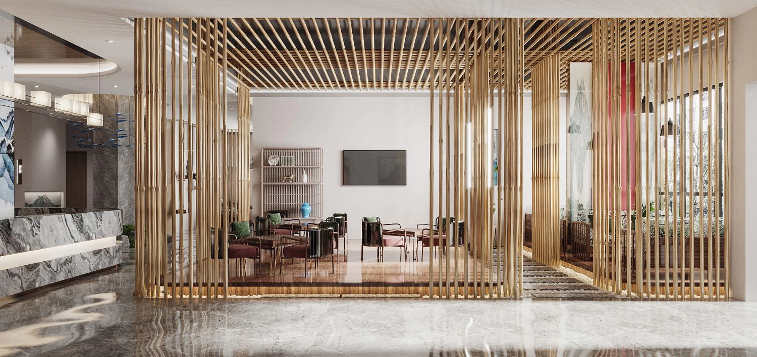 modern hotel 3D Model .c4d .max .obj .3ds .fbx .stl .blend 