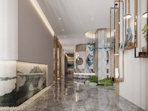 modern hotel Model 3D