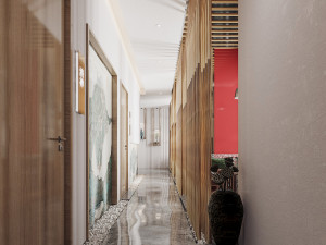 modern hotel Model 3D