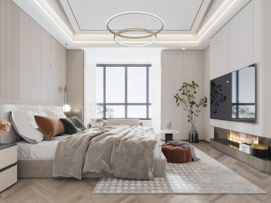 modern bedroom 3D Модель
