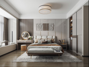 modern bedroom 3Dモデル