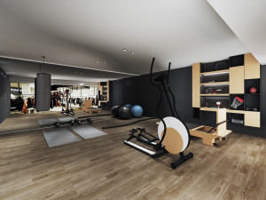 modern gym Modelo 3D