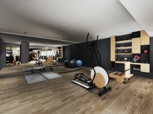 сучасний тренажерний зал 3D Модель