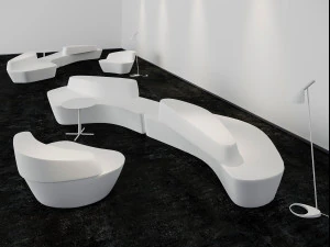 modern sofa combination 3D Model