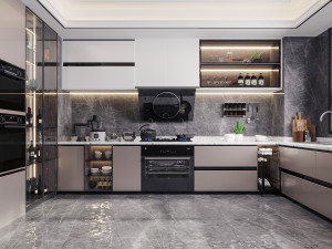 modern kitchen Modelo 3D