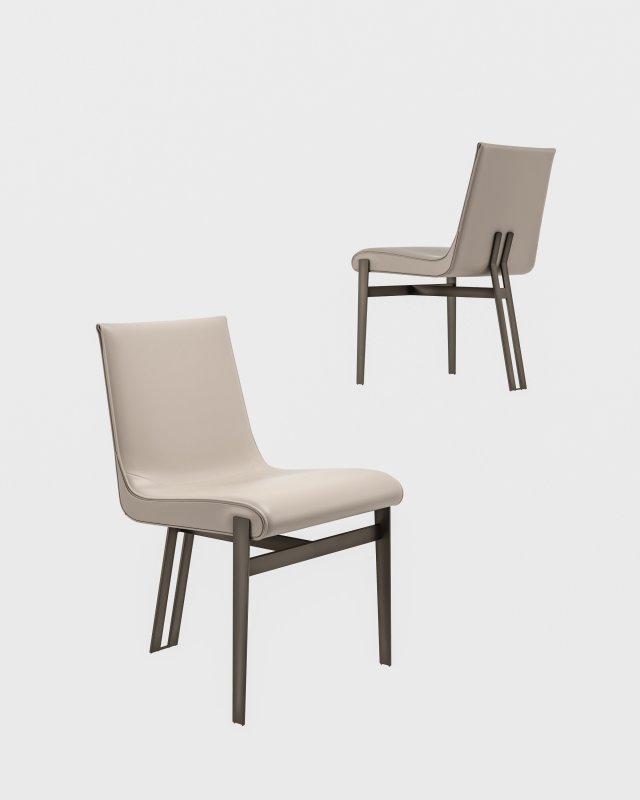 modern single chair 3D 模型 .c4d .max .obj .3ds .fbx .stl .blend