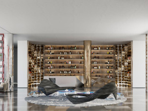 modern sales office 3D 모델