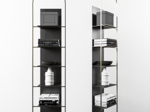 modern bookcase 3D Model