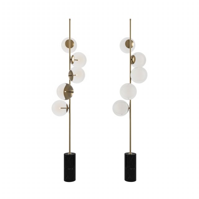 modern floor lamp 3D Model .c4d .max .obj .3ds .fbx .stl .blend 
