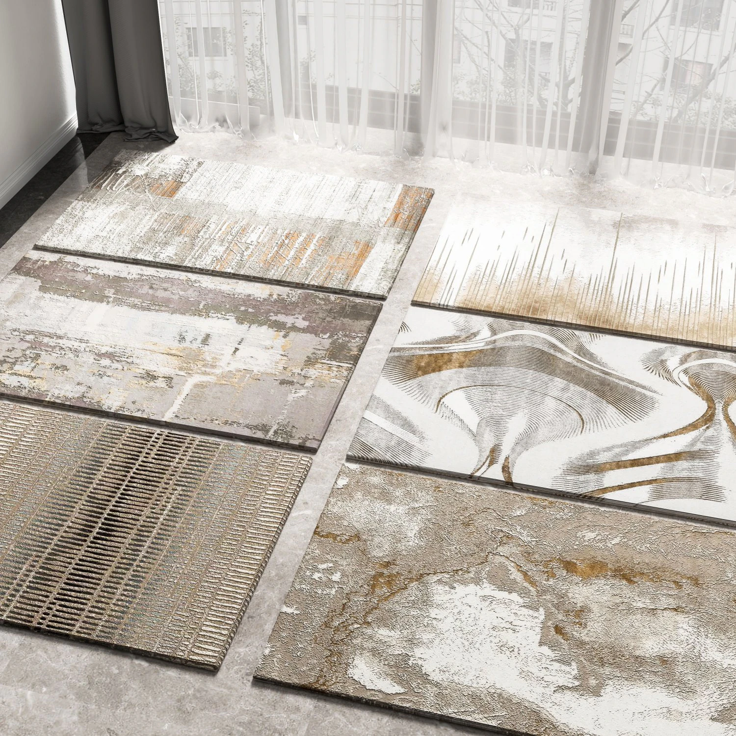 modern carpet 3D Model .c4d .max .obj .3ds .fbx .stl .blend 
