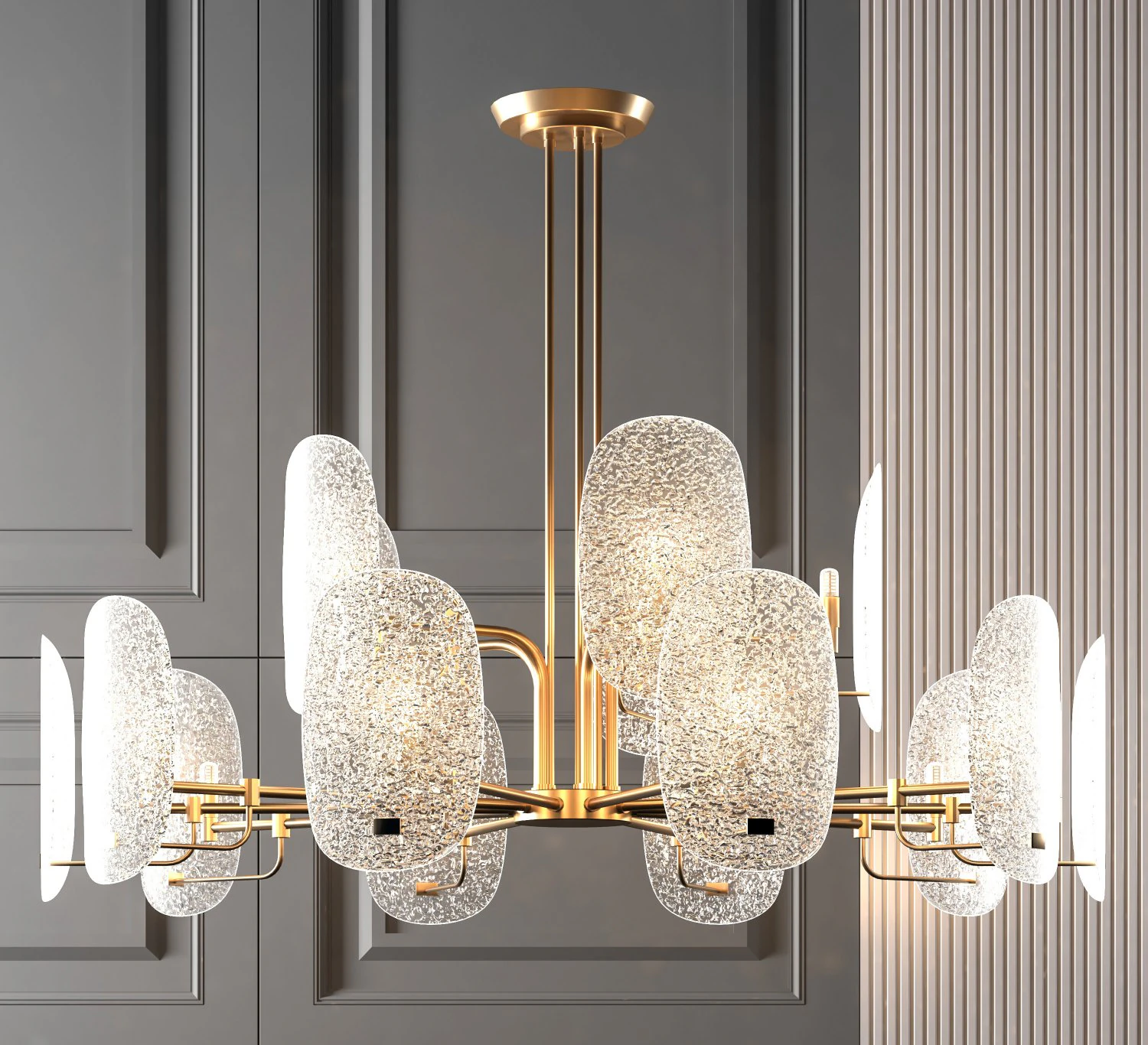 modern chandelier 3D Model .c4d .max .obj .3ds .fbx .stl .blend