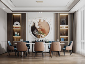 modern restaurant Modelo 3D