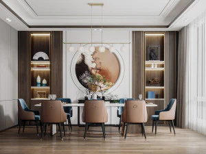 modernes Restaurant 3D Modell