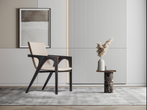 modern single chair Model 3D