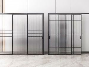 modern sliding door Modelo 3D