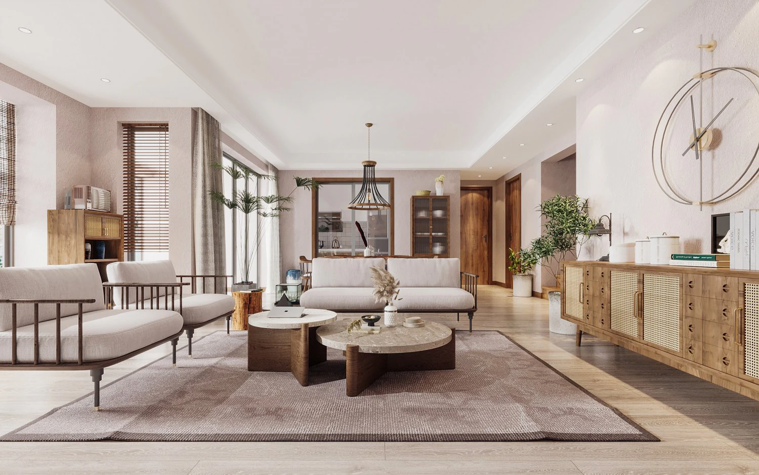 modern living room 3D Model .c4d .max .obj .3ds .fbx .stl .blend