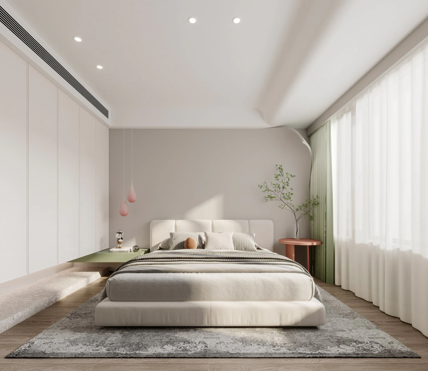 modern bedroom 3D Model .c4d .max .obj .3ds .fbx .stl .blend 