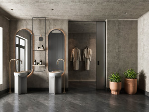 modern toilet bathroom Model 3D
