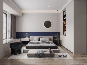 camera da letto moderna Modello 3D