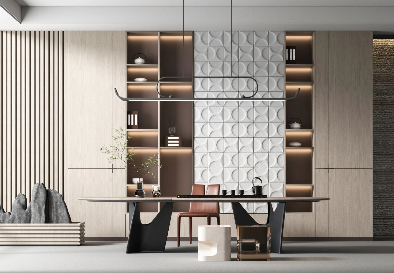modern office 3D Model .c4d .max .obj .3ds .fbx .stl .blend 