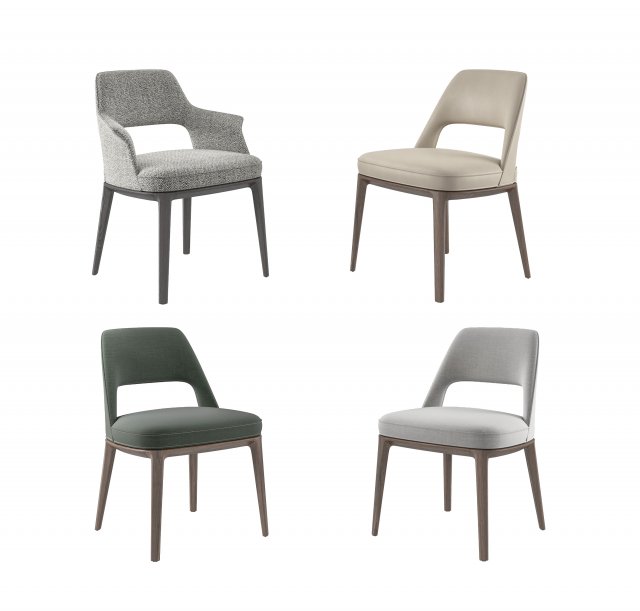 modern chair 3D Model .c4d .max .obj .3ds .fbx .stl .blend 