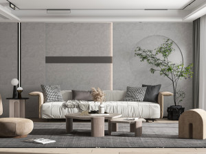 modern living room Modelo 3D