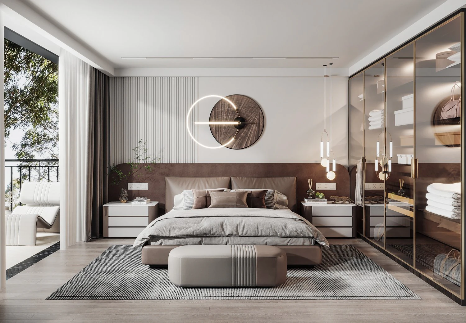modern bedroom 3D Model .c4d .max .obj .3ds .fbx .stl .blend 
