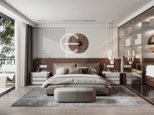 modern bedroom 3D Model
