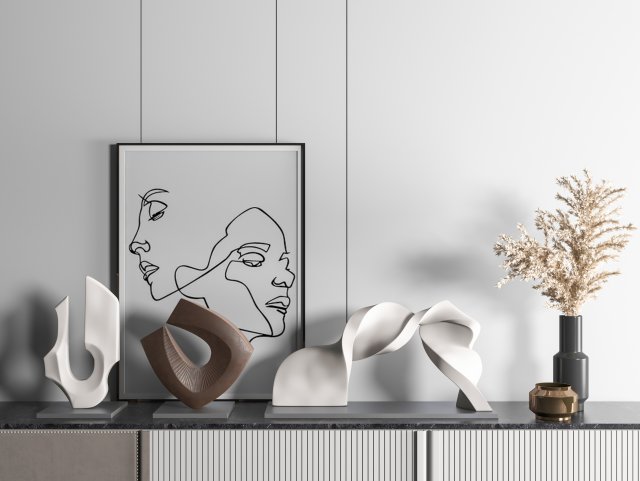 modern ornaments 3D 모델 .c4d .max .obj .3ds .fbx .stl .blend 