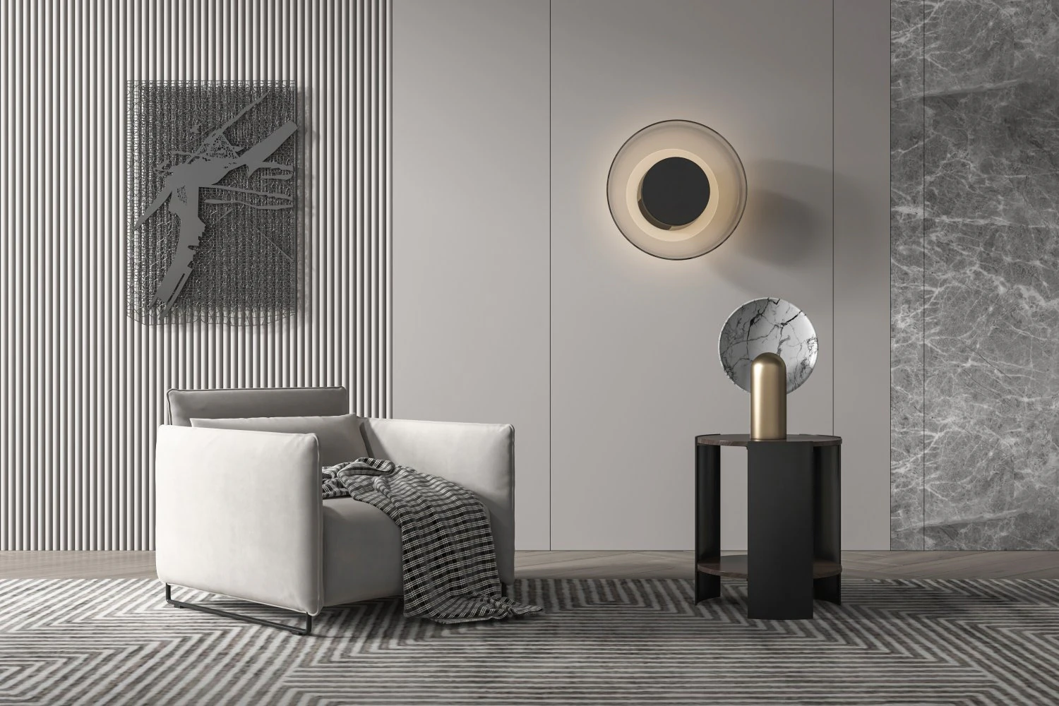 modern sofa 3D Model .c4d .max .obj .3ds .fbx .stl .blend 