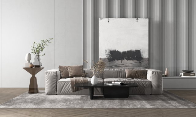 modern sofa 3D 模型 .c4d .max .obj .3ds .fbx .stl .blend 