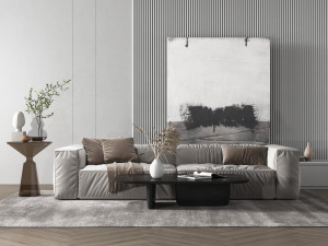 modern sofa Modèle 3D