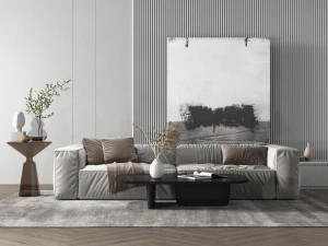 sofa masa kini Model 3D