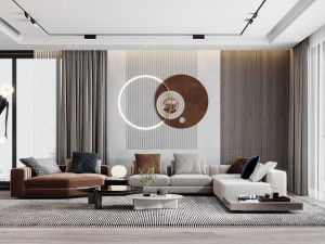 modern living room Modelo 3D