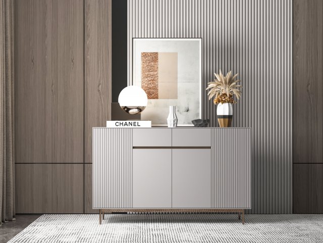 modern side cabinet 3D Model .c4d .max .obj .3ds .fbx .stl .blend