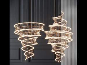 modern chandelier Modelo 3D
