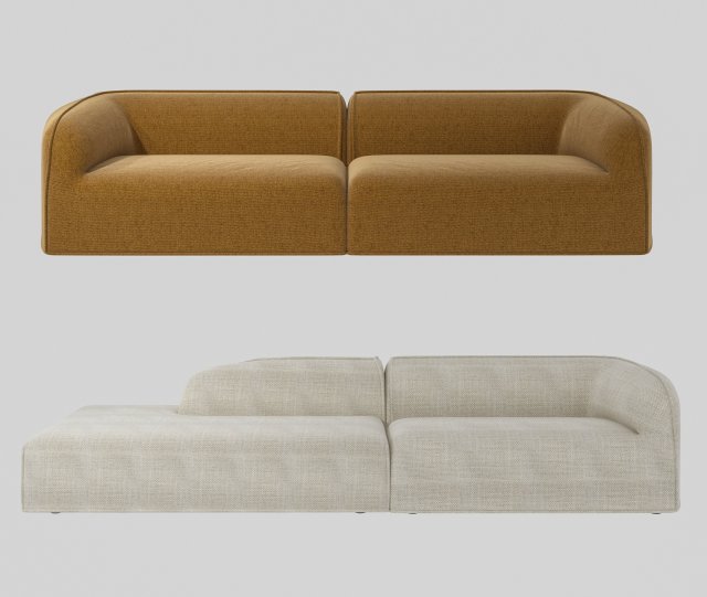 modern sofa Modelo 3D .c4d .max .obj .3ds .fbx .stl .blend 