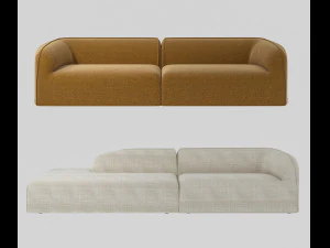 आधुनिक सोफा 3D मॉडल