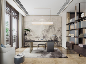 modern office Modelo 3D