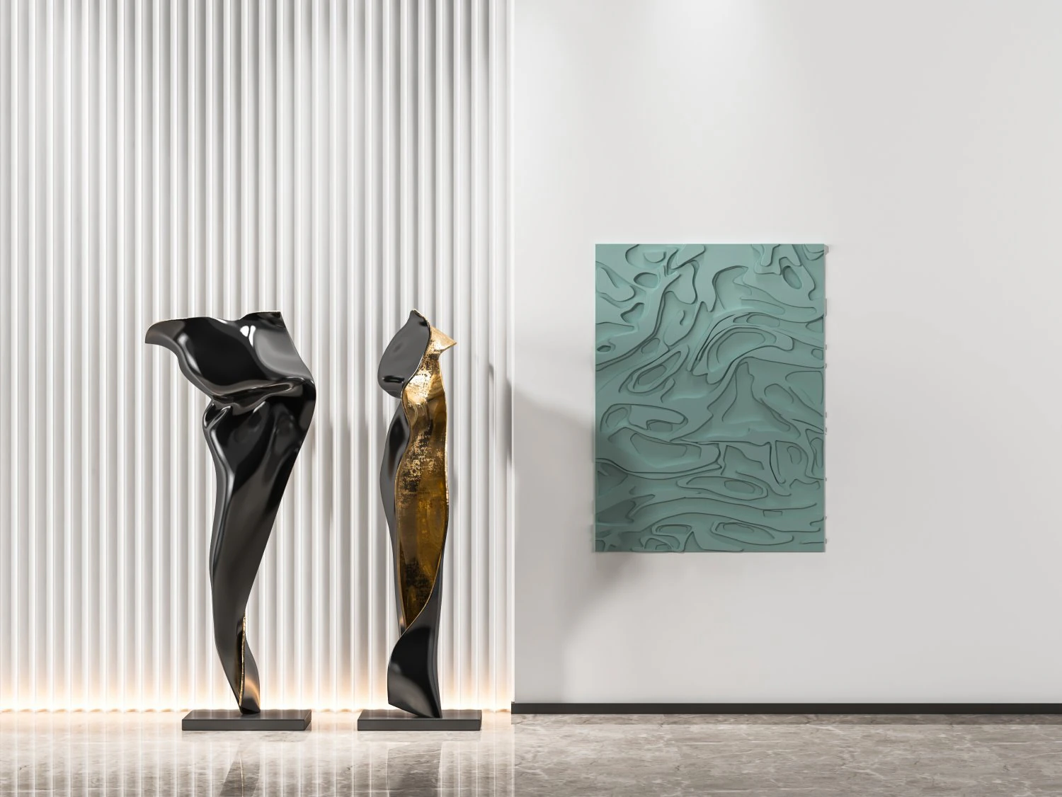 modern sculpture 3D Model .c4d .max .obj .3ds .fbx .stl .blend 