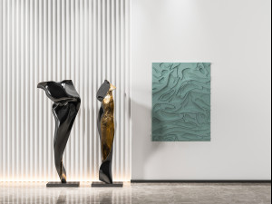 modern sculpture Modelo 3D